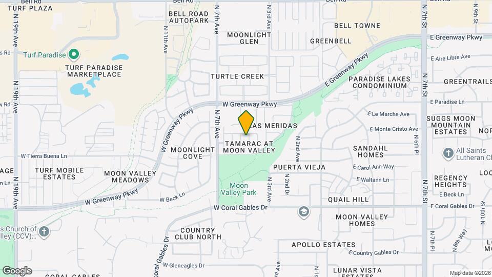 15822 N 5th Ave Map and Location Details