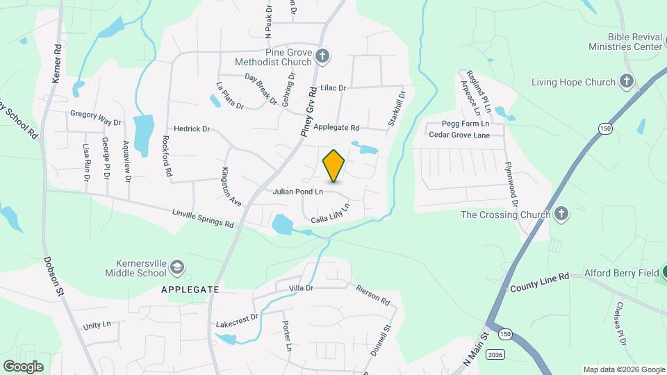 223 Julian Pond Ln Map and Location Details