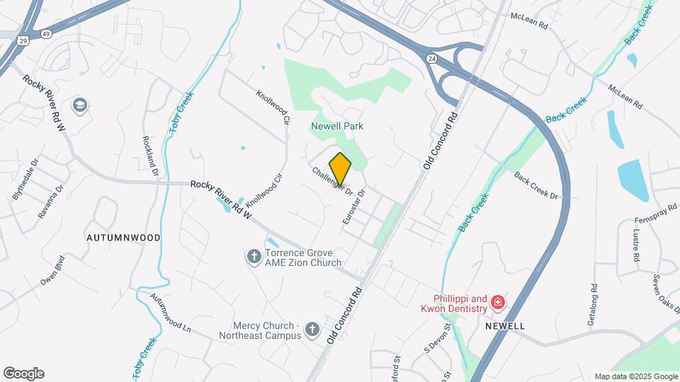 8627 Challenger Dr Map and Location Details