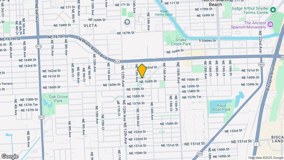1331 NE 160th St Map and Location Details