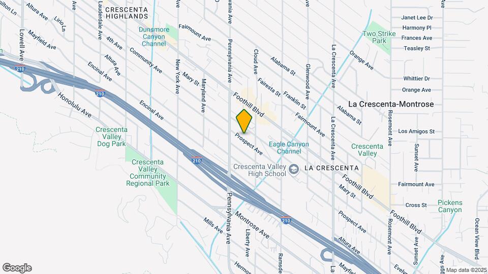 3127 Prospect Ave Map and Location Details