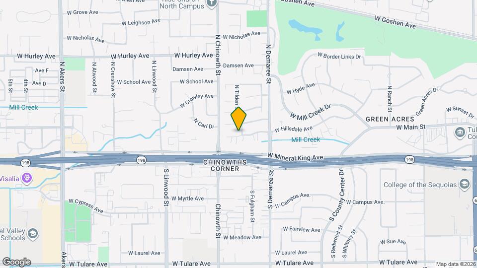 3924 W Hillsdale Ct Map and Location Details