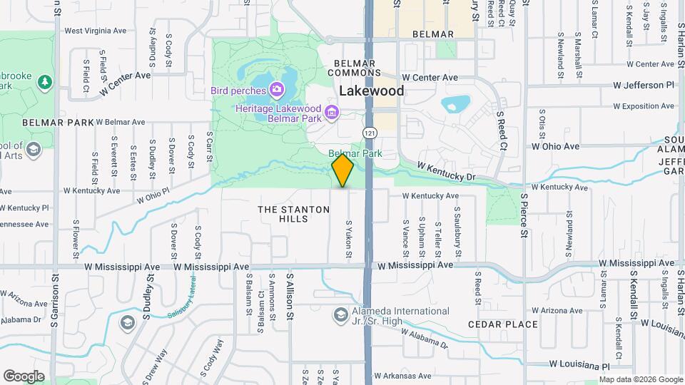 7700 W Kentucky Ave Map and Location Details