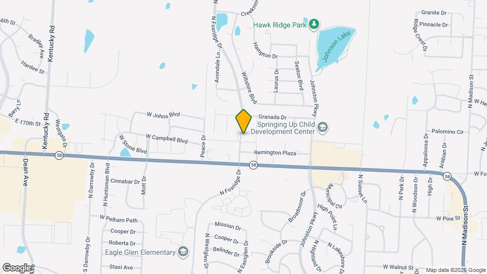 507 N Foxridge Dr Map and Location Details