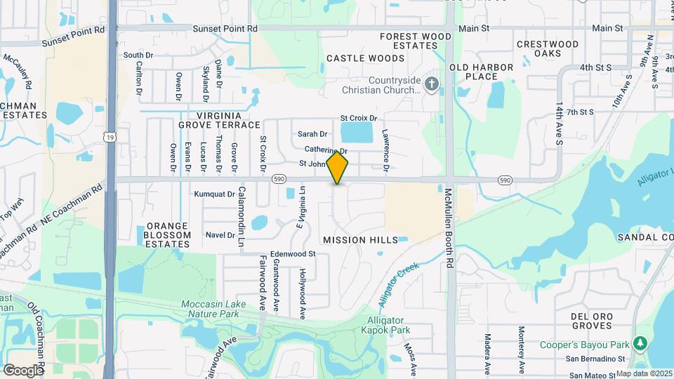 1619 Mission Hills Blvd Map and Location Details
