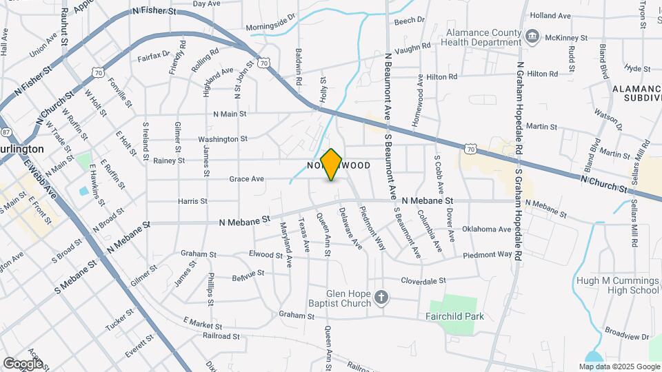 1219 Grace Ave, Unit C Map and Location Details