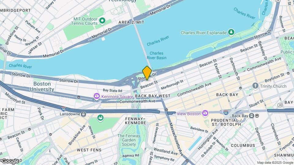 520 Beacon St, Unit 2E Map and Location Details