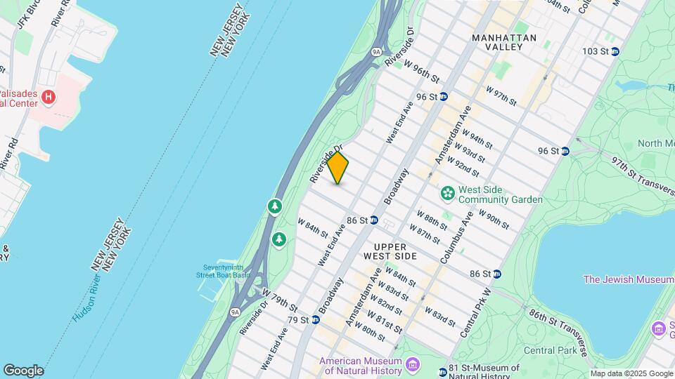 322 W 87th St Map and Location Details