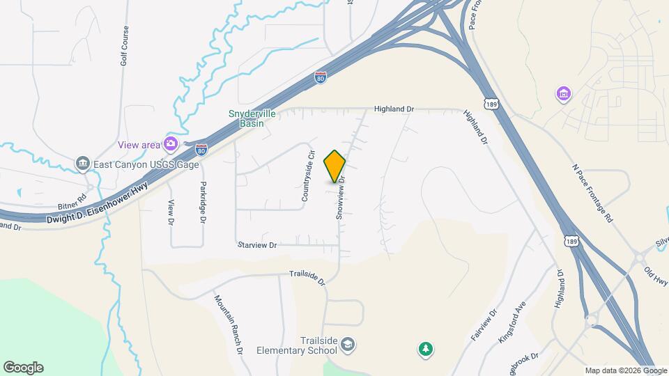 6335 Snowview Dr Map and Location Details