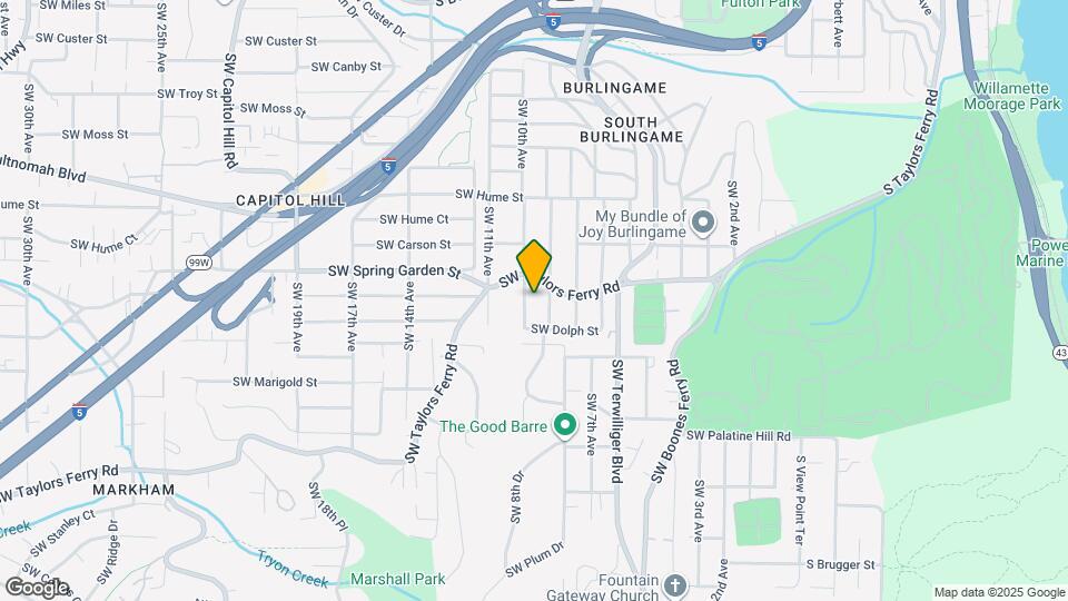 8550 SW 10th Ave Map and Location Details