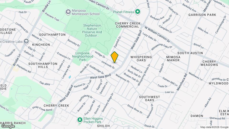 2703 Inridge Dr Map and Location Details