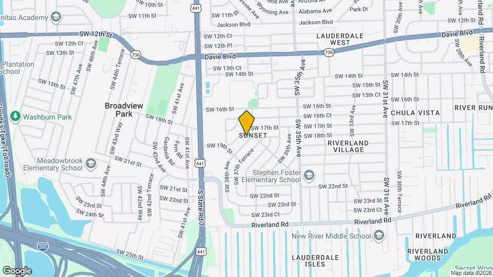 1755 SW 37th Way Map and Location Details