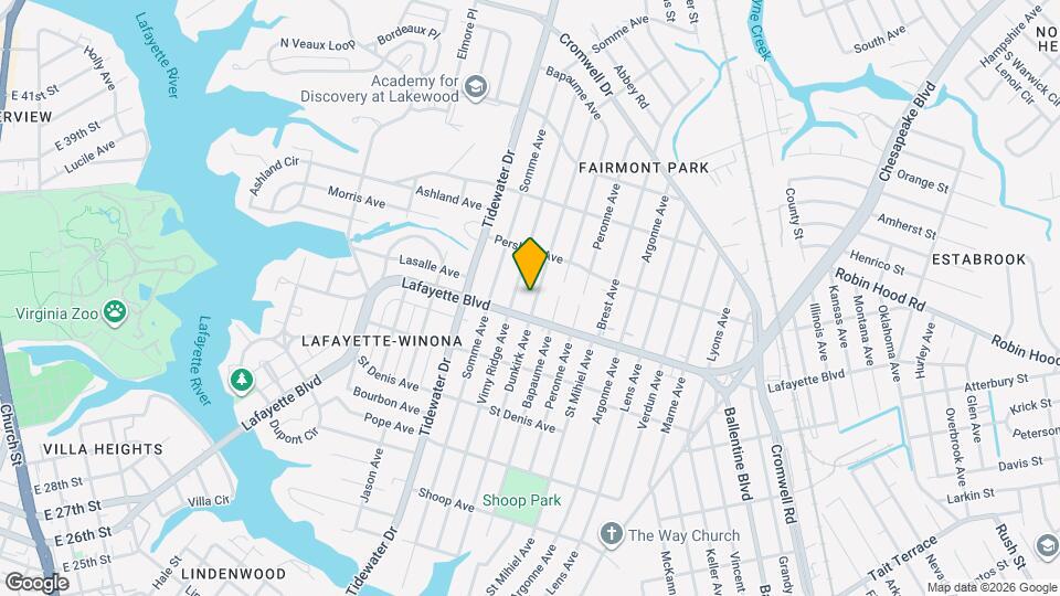 3217 Dunkirk Ave Map and Location Details