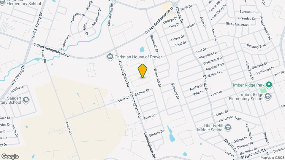 3904 Split Oak Dr Map and Location Details