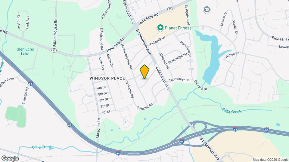 4704 Greenleigh Rd Map and Location Details