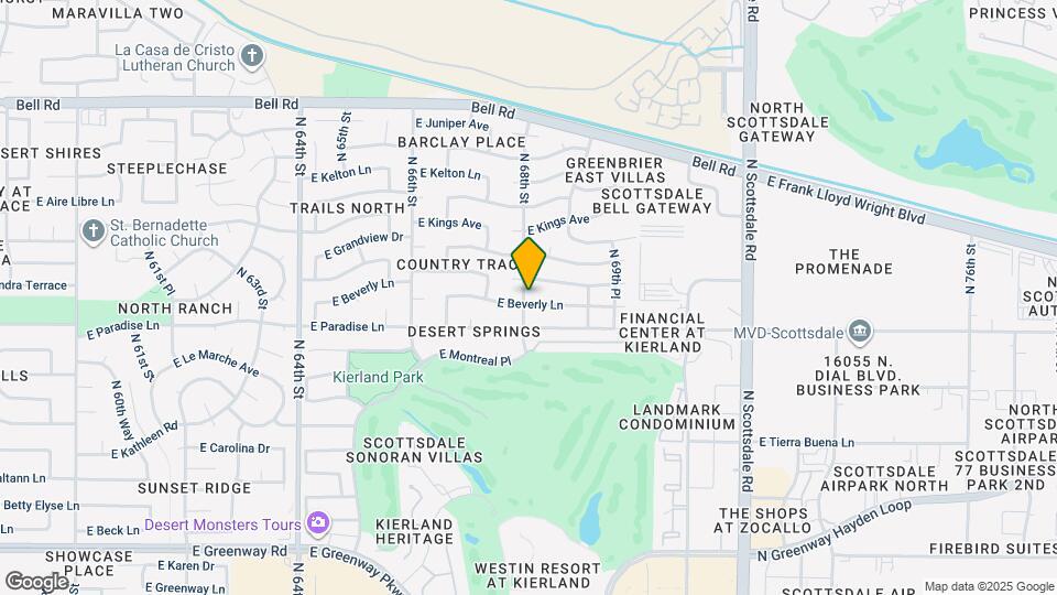 6802 E Beverly Ln Map and Location Details