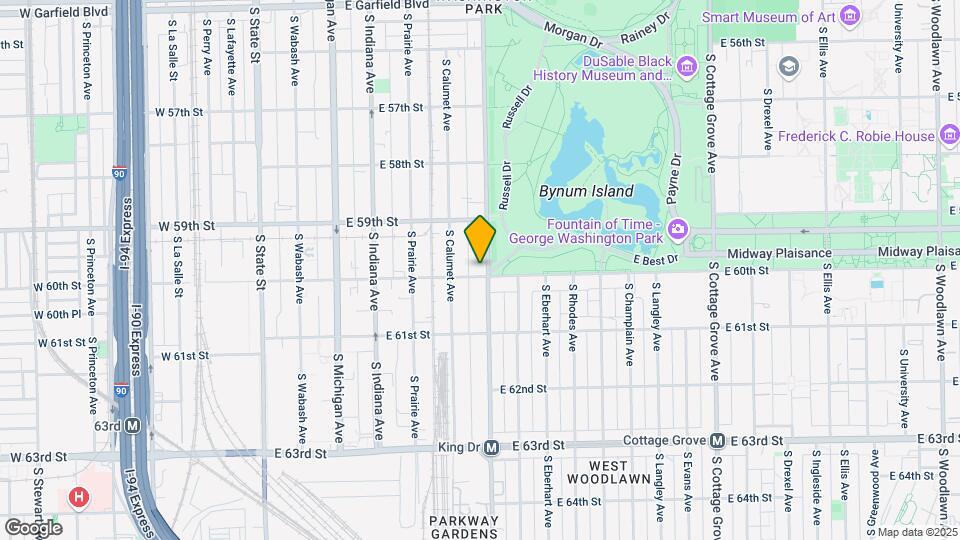 362 E 60th St Map and Location Details