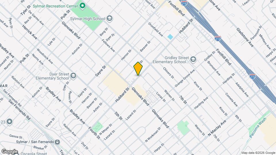 14014 Hubbard St Map and Location Details