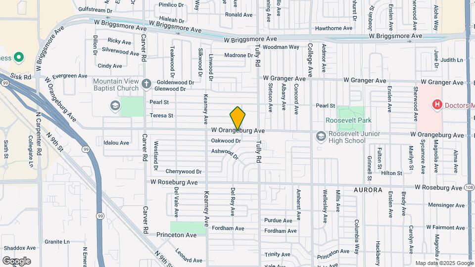 1326 W Orangeburg Ave Map and Location Details