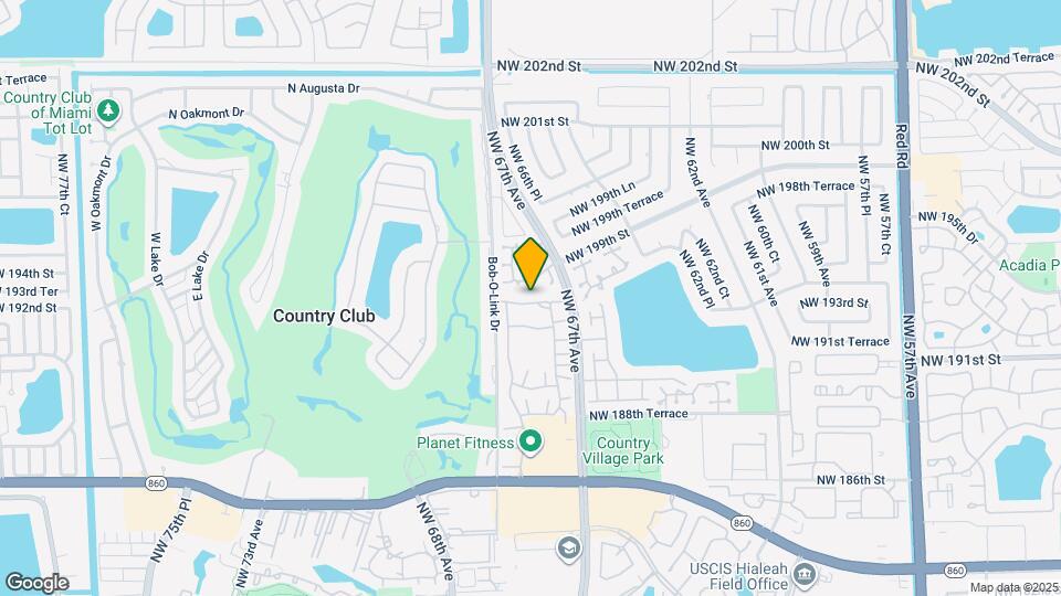 6735 NW 193rd Ln Map and Location Details