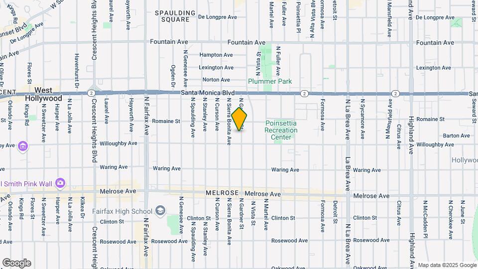921 Gardner Mapa y Detalles de la Ubicación