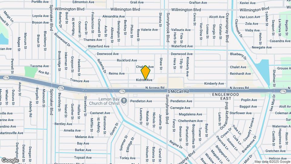 10435 Kidron Ave Map and Location Details