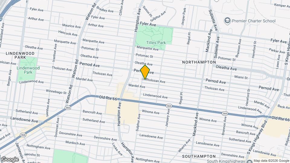 5748 Tholozan Ave Map and Location Details