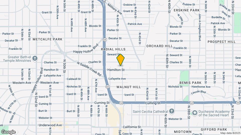 SAUNDERS & HIMEBAUGH TO WALNUT HILL LOT Mapa y Detalles de la Ubicación