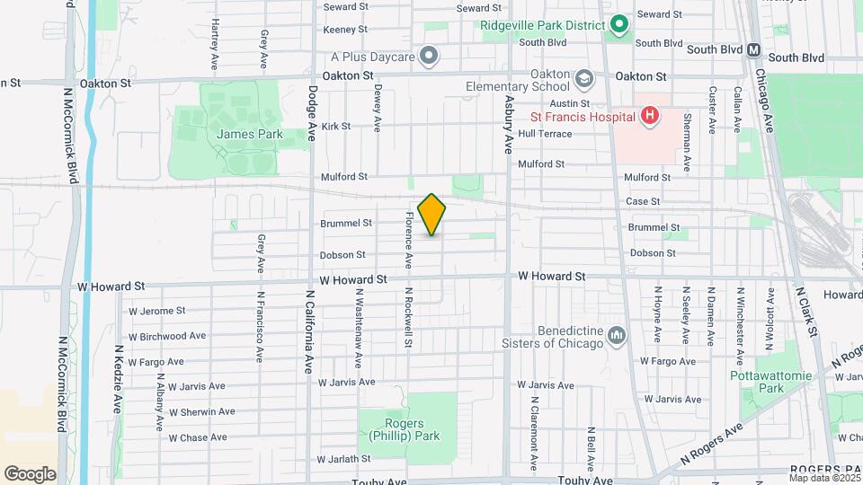 1507 Dobson St Mapa y Detalles de la Ubicación