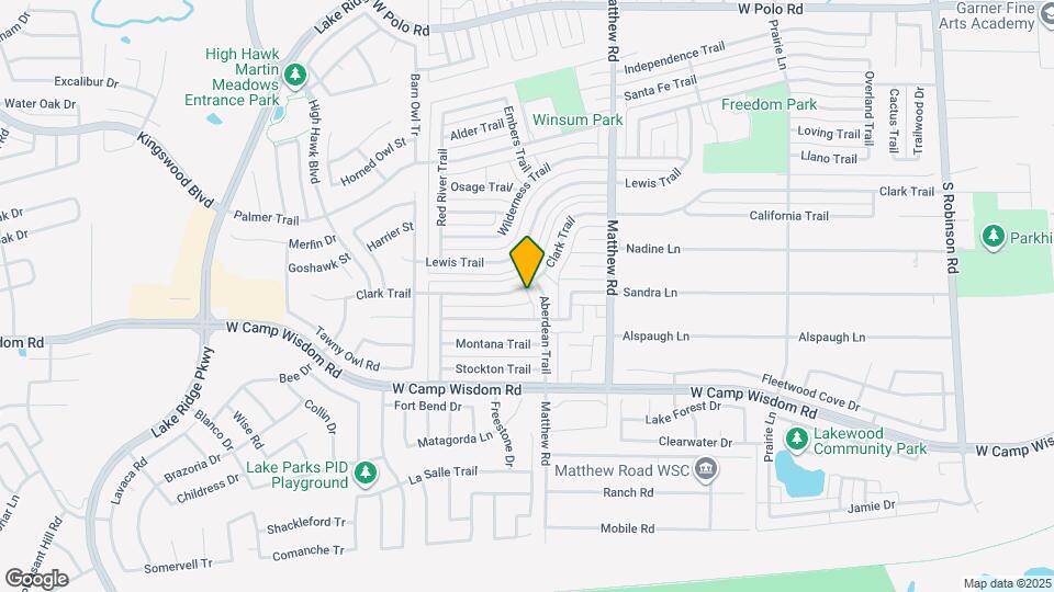 2005 Clark Trail Map and Location Details