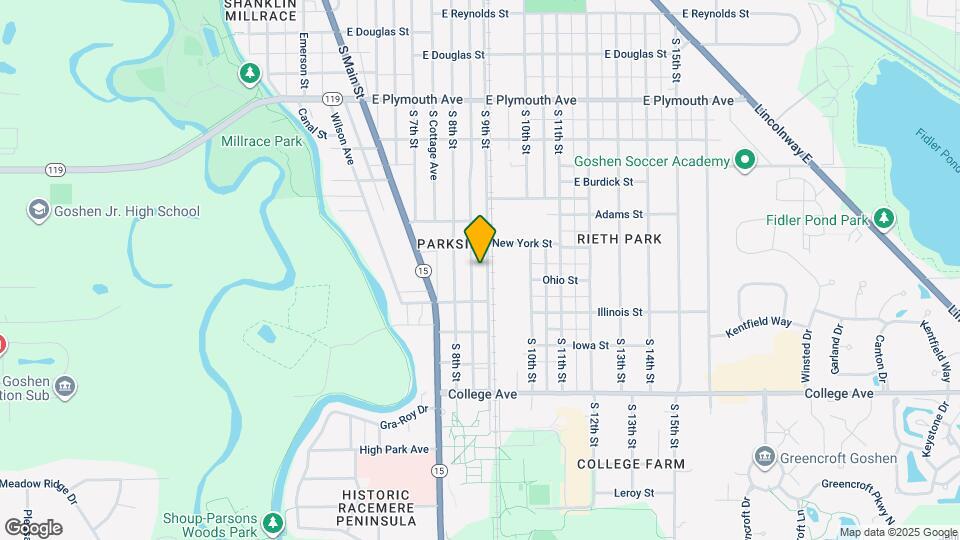 1323 S 9th St Map and Location Details