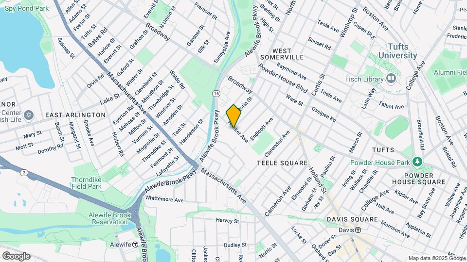 76 Hooker Ave, Unit 2 Map and Location Details
