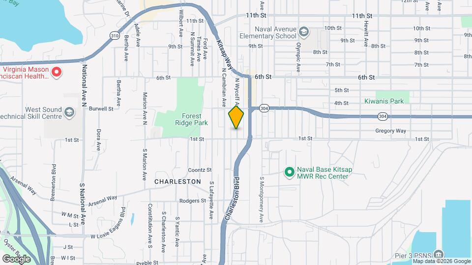 109 N Wycoff Ave Mapa y Detalles de la Ubicación