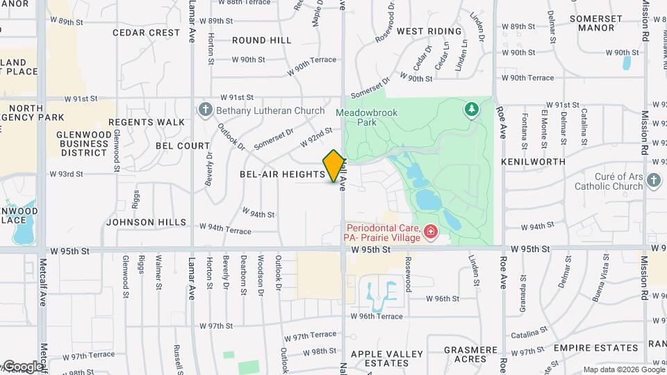 5509 W 92nd Pl Map and Location Details