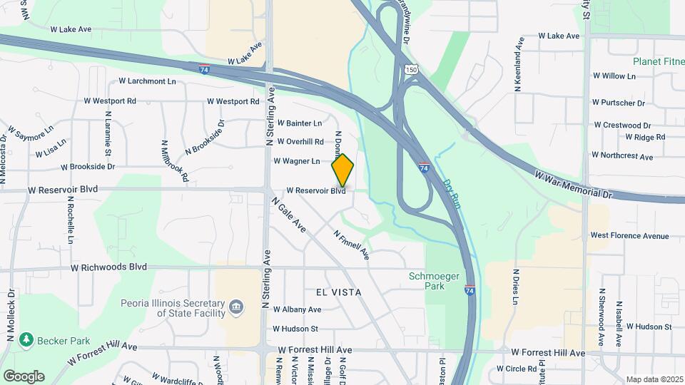 2216 W Reservoir Blvd Map and Location Details