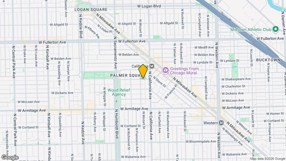 2129 N Mozart St, Unit 2 Mapa y Detalles de la Ubicación