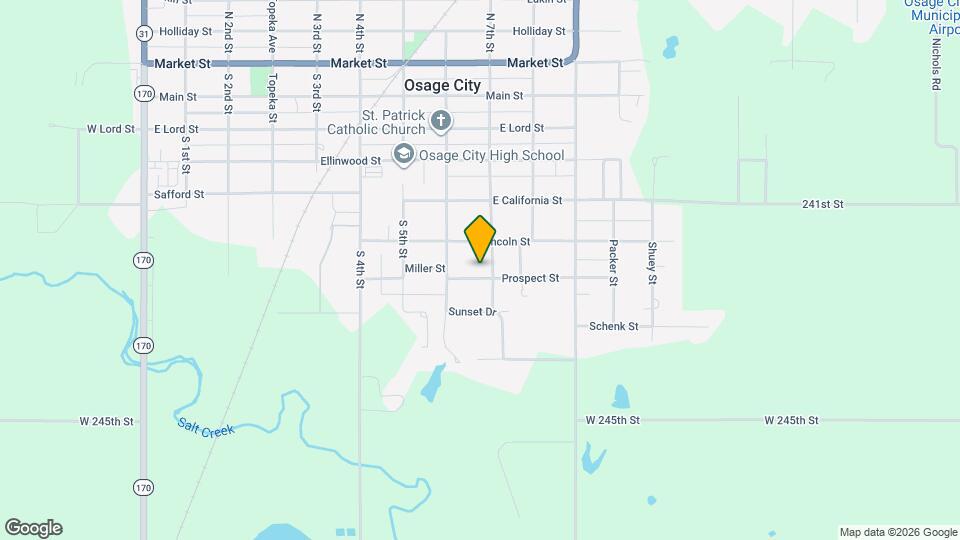 632 Prospect St Map and Location Details