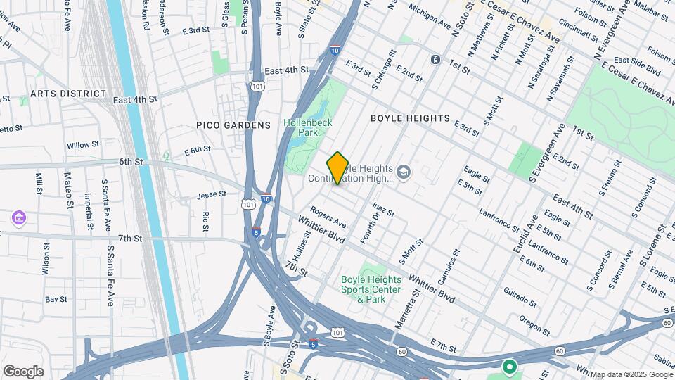 2222 Inez St Mapa y Detalles de la Ubicación