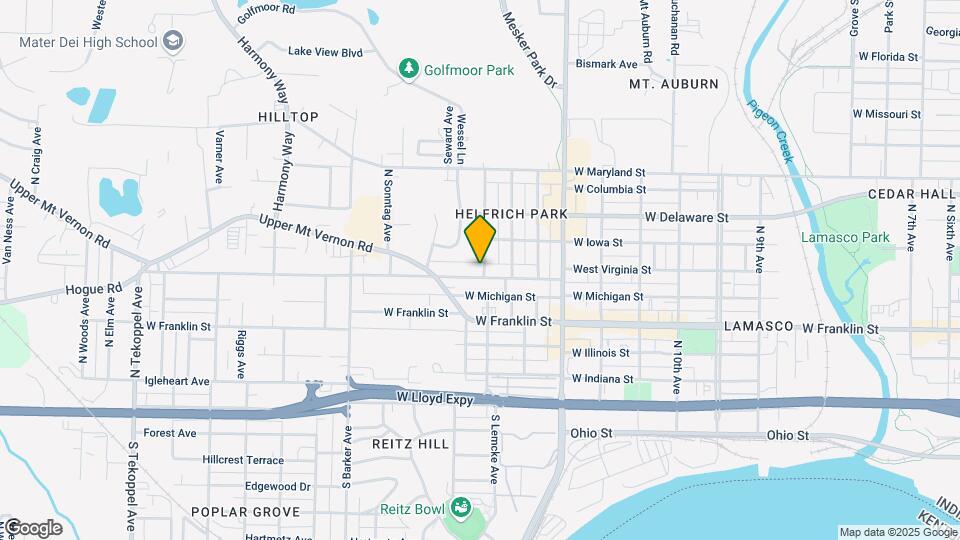 2601 W Virginia St Map and Location Details