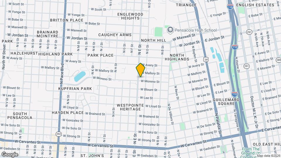 830 W Moreno St Map and Location Details