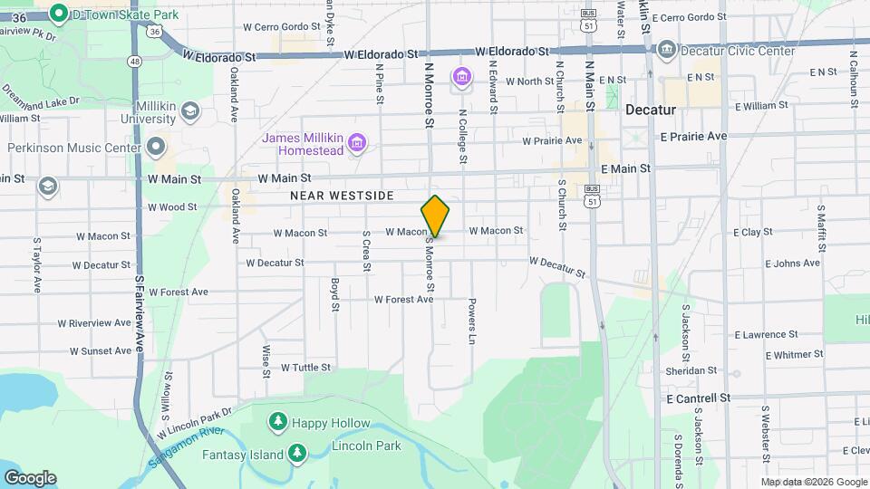 324 S Monroe St Map and Location Details