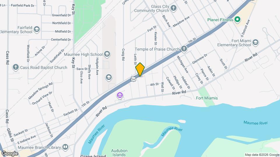818 Johnson St Mapa y Detalles de la Ubicación