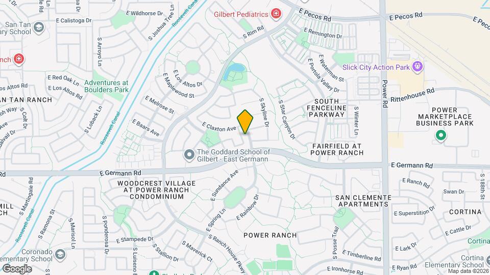 3875 S Dew Drop Ln Mapa y Detalles de la Ubicación