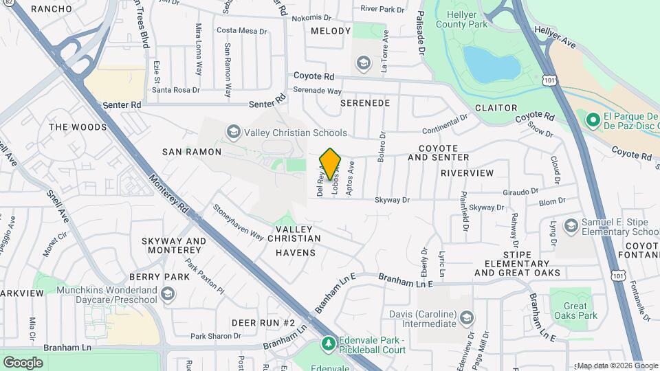 4535 Lobos Ave Map and Location Details