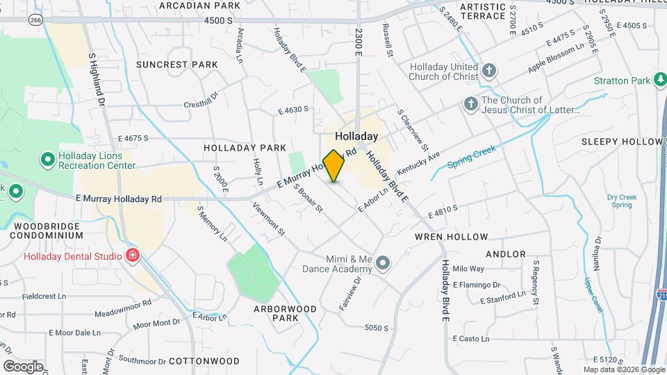 2220 E Murray Holladay Rd Map and Location Details