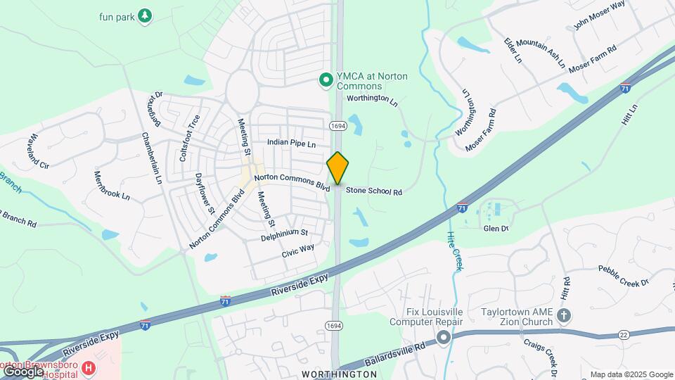 10606 Norton Commons Blvd Map and Location Details