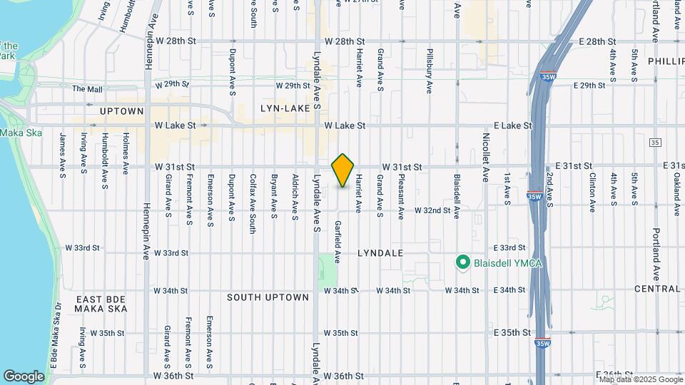 3129 Garfield Ave Map and Location Details