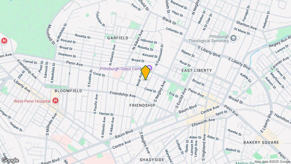 140 S Fairmount St Map and Location Details