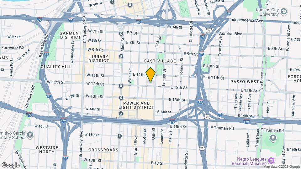 306 E 12th St Map and Location Details