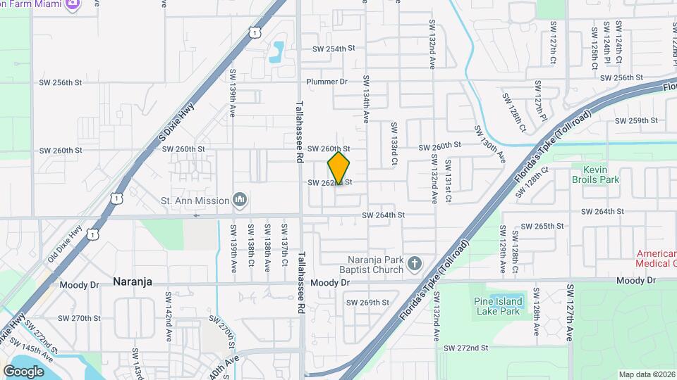 26243 SW 135th Ave Map and Location Details